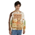 thumbnail image 4 of Welcome Fall Chesapeake Bay Retriever Cozy Autumn Field Pumpkins Leaves All Over Print 3D Baseball Jacket Chessie Dog Lover Bomber Jacket Softball - 12013, 4 of 6