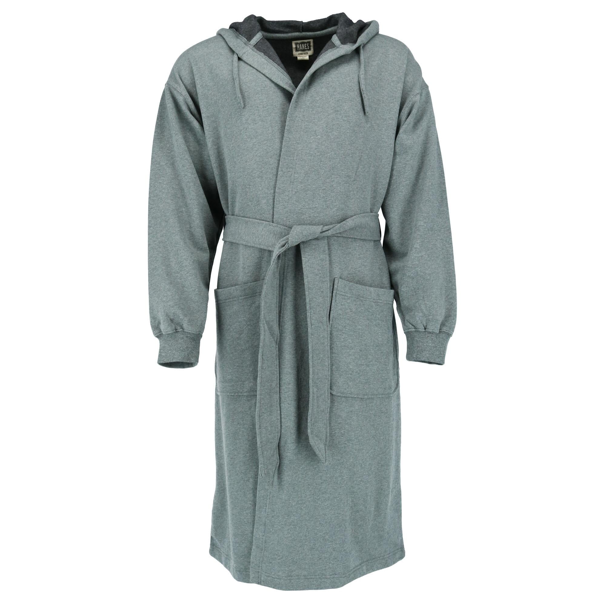 Hanes Men's Athletic Fleece Hooded Robe Walmart Canada