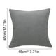 thumbnail image 3 of Funda de almohada decorativa | Funda de cojín de piel sintética con cremallera | Textura suave de osito de peluche | Cuadrada de 43 x 43 cm, 3 of 9