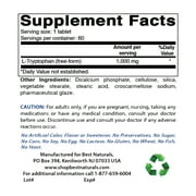 2 Pack Best Naturals L-Tryptophan 1000 mg 60 Tablets