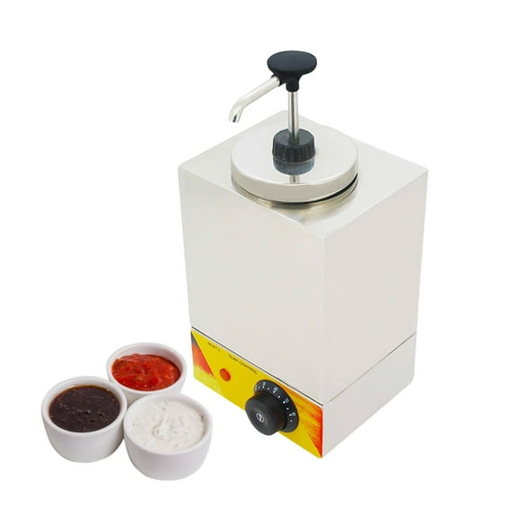 NicoPower Electric Sauce Dispenser | Topping Warmer with Pump | Sauce Dispenser | Commercial and Home Use