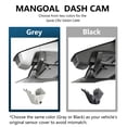 thumbnail image 3 of Mangoal Honda CRV Dash Cam Front 4K and Rear 1080p Starvis Sensor Custom Fit for Gen6 CR-V & CR-V Hybrid 2023-2026(Black), OEM Look, UHD 2160P Video, WiFi & App, GPS, 128GB Card, 3 of 11