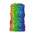thumbnail image 2 of Rocae Multicolored Butterflies for Men's Basketball Jersey Lightweight and Breathable Athletic Tank Top,Quick-Drying Sports Jersey 4X-Large, 2 of 9