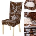 thumbnail image 1 of Funda de asiento de silla de taburete de hogar floral elástica unida extraíble (3#) Likrtyny Libre de BPA, 1 of 7