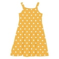 thumbnail image 7 of Maean Girls Sleeveless Dress Polka Dot Printed Summer Flowy Sundress Kids Crew Neck Dresses with Pockets, 7 of 7