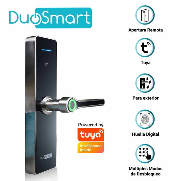 Cerradura Biométrica WiFi Duosmart F30 para Exterior