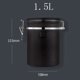 thumbnail image 3 of Bote de café hermético Recipiente De Almacenamiento De Alimentos Secos De Cocina De Bote De Café Negro Hermético 1500ml 1500ml negro Fanmusic Bote de café hermético, 3 of 7