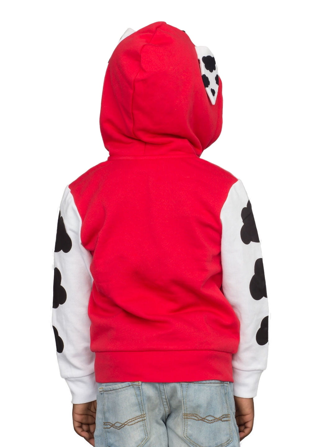 childrens red zip up hoodie