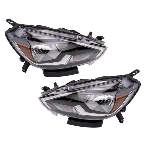 Headlight Assembly Set 2 Piece - Compatible with 2016 - 2019 Nissan Sentra 2017 2018