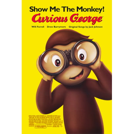 Curious George (2006) 27x40 Movie Poster (George Best Pop Art)