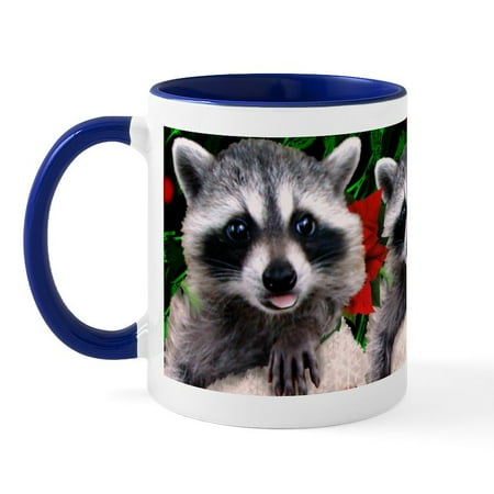 

CafePress - Raccoon Mug - 11 oz Ceramic Mug - Novelty Coffee Tea Cup
