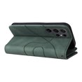 thumbnail image 3 of Dteck Wallet Case for Samsung Galaxy S25 Ultra, Vintage Premium PU Leather Cover Flip Case with 9 Card Slots Magnetic Closure Zipper Pocket Kickstand Handbag with Hand Strap, Green, 3 of 7