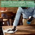 thumbnail image 3 of AIR-100% Cotton Terry Towel Cleaning Rags White 14'x17'|Pack of 60|Grade White Rags|Soft Large Cleaning Rags|Super Absorbent|Quick Dry|Multipurpose Towels|Restaurant Towels|Reusable Shop Rags, 3 of 4