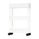 thumbnail image 1 of Cateissary Carro de almacenamiento versátil para organizar el dormitorio con escenarios aplicables giratorios de 360 ° baño cocina Organizadores de utensilios de cocina blanco, 3 capas 20 cm, 1 of 6