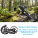 thumbnail image 5 of Greeniant Rodamiento de cerámica de gran tamaño, polea a prueba de herrumbre, jaula de desviador trasero, Kit de rueda de guía de cubo resistente al Ciclismo Negro SD1 Greeniant OD024405-01, 5 of 6