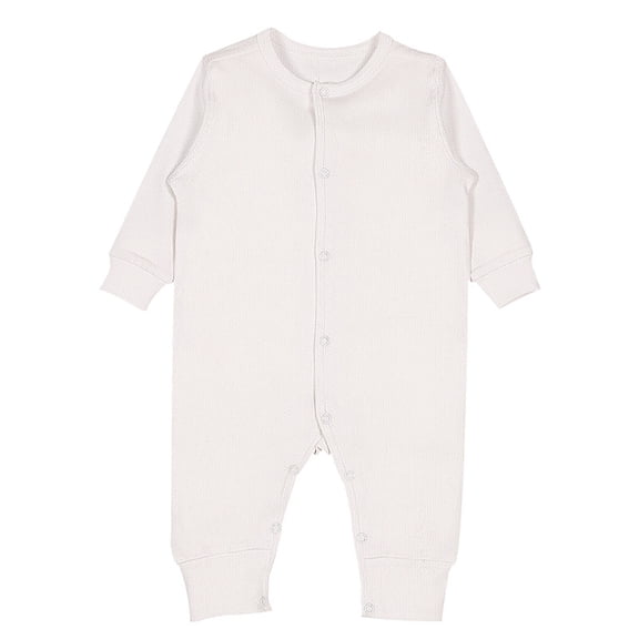 REDARER Baby Waffle Knit Romper, Full Snap Long Sleeve Bodysuit for & Toddlers,9-12 Months