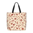 thumbnail image 1 of Easygdp Red Wine Bolsa Tote para Mujer, Bolso de Hombro para Trabajo, Playa, Viajes, Compras y Supermercado, 1 of 7