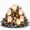 Nativity, variant on JWZZYD Christmas Lighted Centerpiece with Flameless Candle Glow, 5.9 Inch Holiday Table Decoration with Frosted Greenery, Christmas Home Decor for Dining Table, Mantel, Fireplace (Nativity)