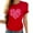 Z12-Red-wiyuqeen breast cancer gifts, variant on Breast Cancer Awareness Shirt Pink Ribbon Breast Cancer Support Squad Tshirts Crew Neck Daily Breast Cancer Awareness Casual Wear