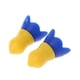 thumbnail image 3 of 1 par de tapones para los oídos de vuelo de silicona con cancelación de ruido, tapones para los oídos reutilizables para aviones, protección auditiva, azul Feliz Sencillez, 3 of 5