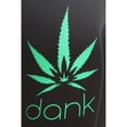 thumbnail image 5 of Extra Soft Capri Leggings with High Wast, "Marijuana Leaf & Dank", 5 of 5