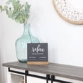 thumbnail image 2 of Decorae Wifi Password Sign for Home or Business, Chalkboard Style Metal Freestanding Sign, 2 of 8