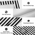 thumbnail image 6 of Black White Stripe Outdoor Rug for Patio/Deck/Porch, Non-Slip Large Area Rug 3 x 5 Ft, Modern Minimalist Geometric Striped Indoor Outdoor Rugs Washable Area Rugs, Reversible Camping Rug Carpet Runner, 6 of 8