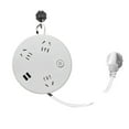 thumbnail image 2 of Retractable Socket with USB Ports LED Light Outlet with Detachable Hook for Home Room Office Hotel, 2 of 8