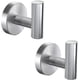 thumbnail image 1 of Ganchos para toallas, LYLIN, gancho de pared de acero inoxidable para baño, toallero para cocina, sala de estar y oficina (montaje con tornillos, plateado, 2 unidades), 1 of 1