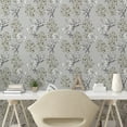 thumbnail image 3 of Ambesonne Peony Peel & Stick Wallpaper for Home, Pastel Nature Tones Flowers, 13"x72", Grey Multicolor, 3 of 6