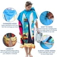 thumbnail image 4 of Catalonia Beach Changing Towel Surf Poncho Robe,Microfiber Summer Hooded Wetsuit,Quick Dry for Surfing Swimming Bathing,Swim Cover Up Fit for Adult Men and Women,Surfboard, 4 of 8