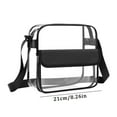 thumbnail image 3 of Clear Stadium Bag 8.26" - Approved Clear Purse for Concerts, Sports Events & Festivals, Adjustable Shoulder Strap Crossbody Bag for Men & Women (Stadium Compliant), 3 of 8