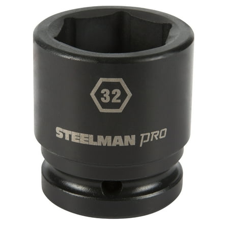 

Steelman Pro 3/4 in. Drive 32mm 6 Point Impact Socket 79252