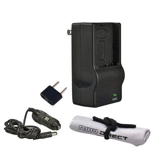 Sony Alpha NEX-5 Off Camera 'Intelligent' Rapid Charger + Nwv Direct Microfiber Cleaning Cloth.