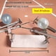 thumbnail image 2 of 2 Players Balloon Bamboo Man Battle - Wooden Fencing Puppets With, 2 of 5