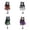 Orange+White+Green+Purple, variant on Halloween Ghost Hanging Decoration with Bells, Ghost Yard Ornament for Porch Garden Tree Haunted House, Outdoor Indoor Hanging Doll for Halloween Party Decor 3.5x6.7Inch