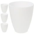 thumbnail image 1 of 4Pcs Flat Head White Plastic Lampshade for Table Lamps Prevent Dust and Insects Home, 1 of 8