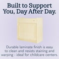 thumbnail image 3 of Foundations SafeGlide Changing Table, Built-In Storage, Gliding Doors, Natural, 3 of 9