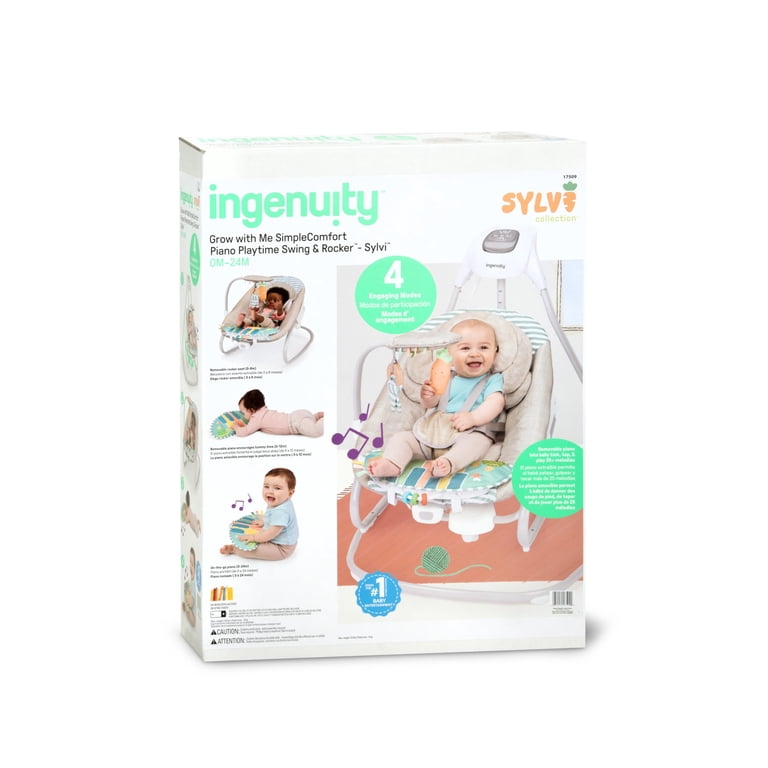 4-in-1 Swing and Rocker with Rotating Seat photo 8