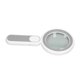 thumbnail image 2 of Handheld Magnifying Glass 20X Optical Magnifier with 21 LED Lights USB Charging Touch Switch Grey White, 2 of 5