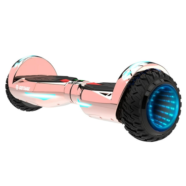 Gotrax NOVA PRO Hoverboard for Kids Adults, 200W 6.5" LED Offroad Tires Music Speaker and & 5 Miles Hover Board, Rosegold - Walmart.com