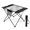 Mesh-black-1set, variant on 3 in 1 Folding Camping Table Stool Footrest, Lightweight Portable Outdoor Table 300 LBS Capacity for Beach Picnic Fishing