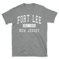 thumbnail image 1 of Fort Lee New Jersey Classic Established Men's Cotton T-Shirt, 1 of 1