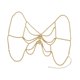 thumbnail image 2 of Cadena corporal con cuentas para sujetador, bikini, accesorios corporales transpirables y modernos. Oro, 2 of 9