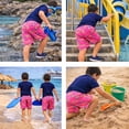 thumbnail image 6 of INGEAR Little Boys Quick Dry Beach Board Shorts Kids Swim Trunks UPF 50+ Swimsuit with Pockets, 6 of 6