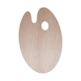 thumbnail image 2 of Paleta de pintura de madera Bandeja de pintura Paleta para pintura acrílica Suministros de manualidades portátiles Paleta de pintura Adultos, 2 of 9