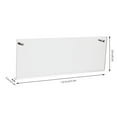 thumbnail image 2 of 3 Tier Acrylic Brochure Holder Wall Mount Literature Display Rack, Clear, 2 of 20