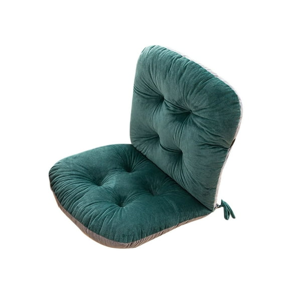 Beautynvta Rocking Chair Cushion, Non-Slip Tufted Indoor and Outdoor Rocking Chair Cushions with Ties for Office Computer Chair, Living Room Rocker, 14.96x17.72x16.55 In, Green