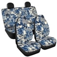 thumbnail image 7 of Uourmeti Car Seat Covers Comfortable Driving Stretchy Front and Back Seat Protector Polyester Lightweight Easy Installation, Fit for Trucks Most Sedans most Cars, 7 of 7