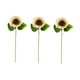 thumbnail image 5 of Ramo de girasoles artificiales de 3 piezas, flores silvestres artificiales, flores de novia para decoración de bodas, decoración artística, manualidad champán, 5 of 9